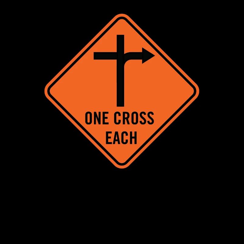 Signe de crucifixion une croix chacun