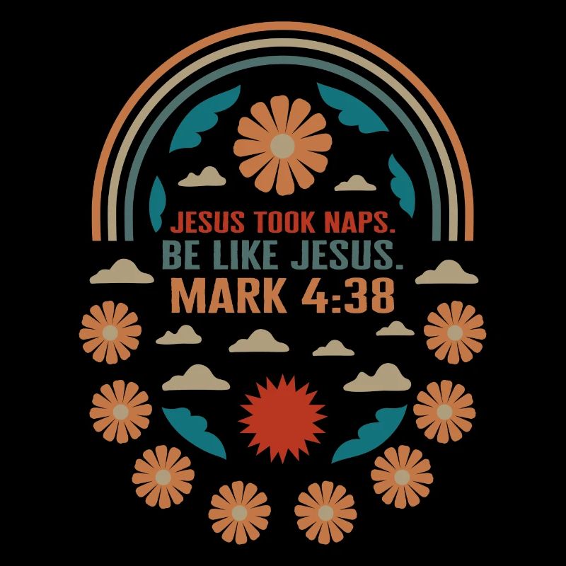 Napping Shirt, Jesus Took Naps, Funny Religious