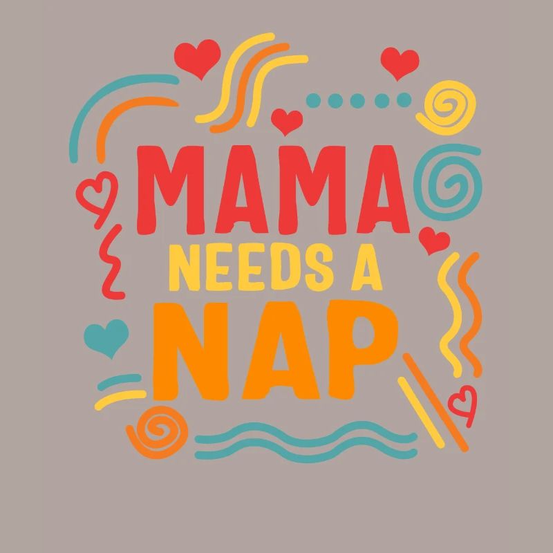 Nickerchenhemd, Mama braucht ein Nickerchen, lustiges Nickerchen