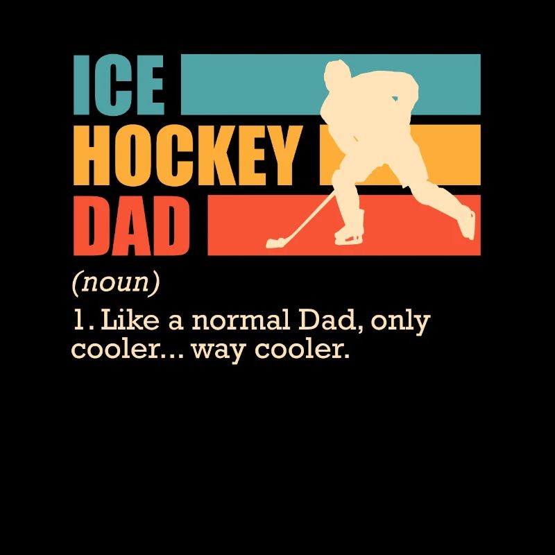 Eishockey Dad Eishockey Papa