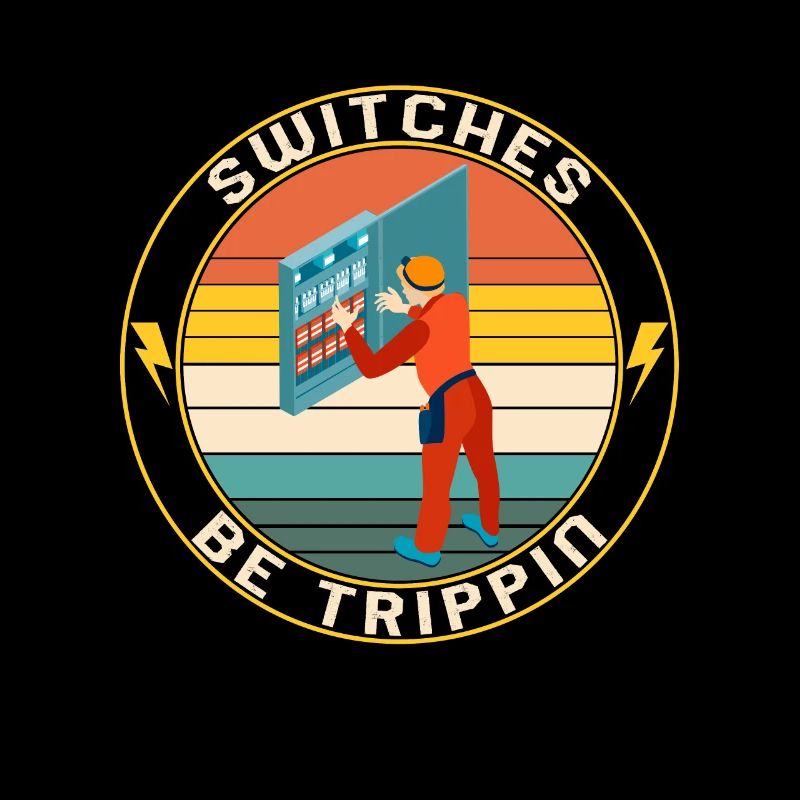 Chemise d'électricien, interrupteurs Be Trippin Electrical
