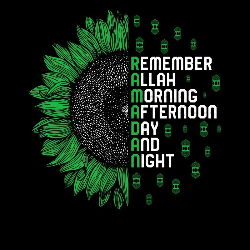Ramadan Shirt, Muslim Day Night Praying Gift Tee,