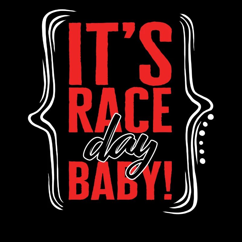 Chemise de course, c’est le jour de la course Baby Tee, Racing