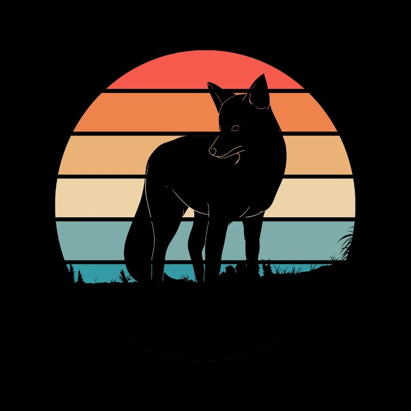 Vintage Fuchs Jäger Jagd