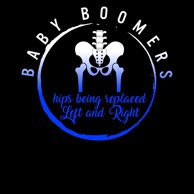 Hip Surgery Shirt, Baby Boomer Tee, Bionic Broken