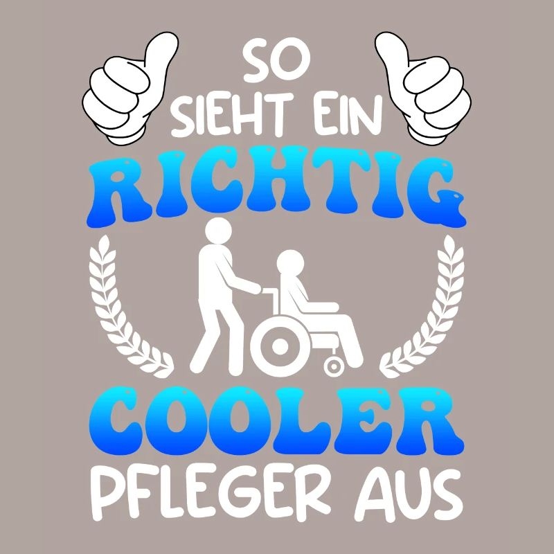So sieht ein cooler Pfleger aus Altenpfleger