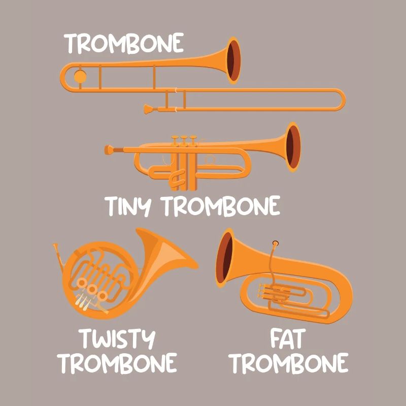 Small Trombone Curvy Trombone Thick Trombone