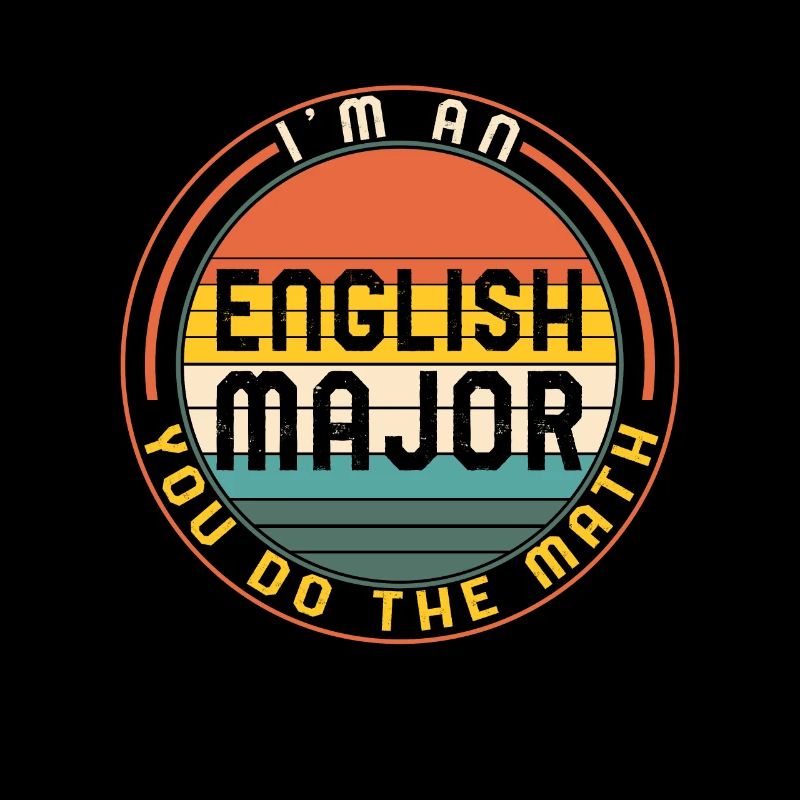 ESL Lehrer-Shirt, ich bin ein englischer Major lustig
