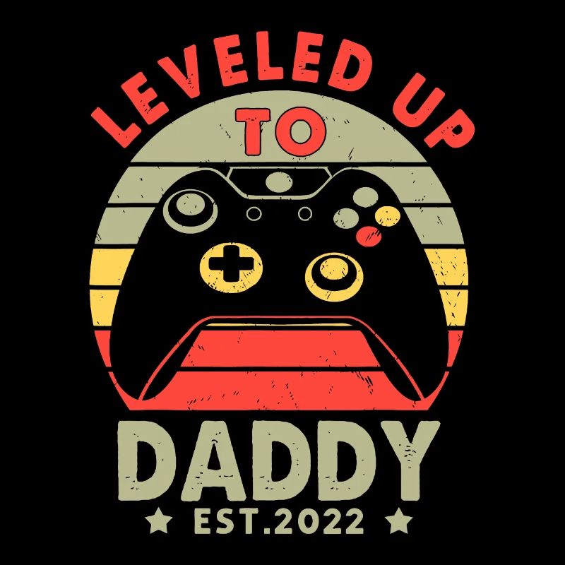 Leveled Up To Daddy 2022 Vintage Promoted To Daddy