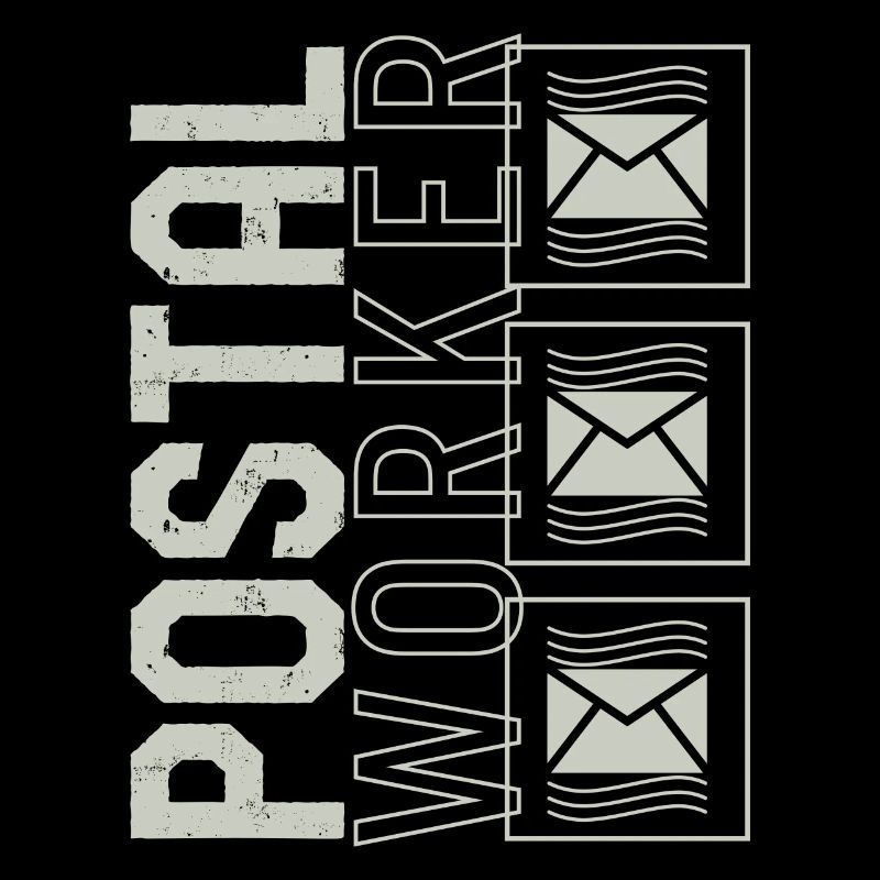 Mailman Shirt, Postal Envelop Tee, drôle