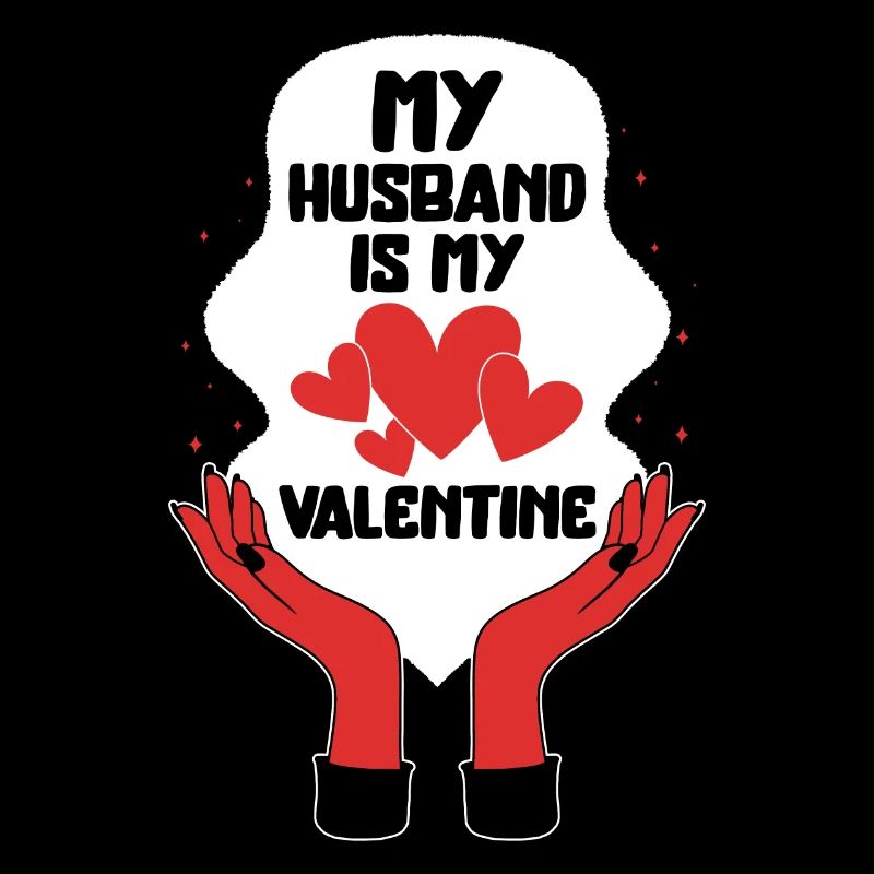 Chemise Saint-Valentin, mon mari est mon valentin