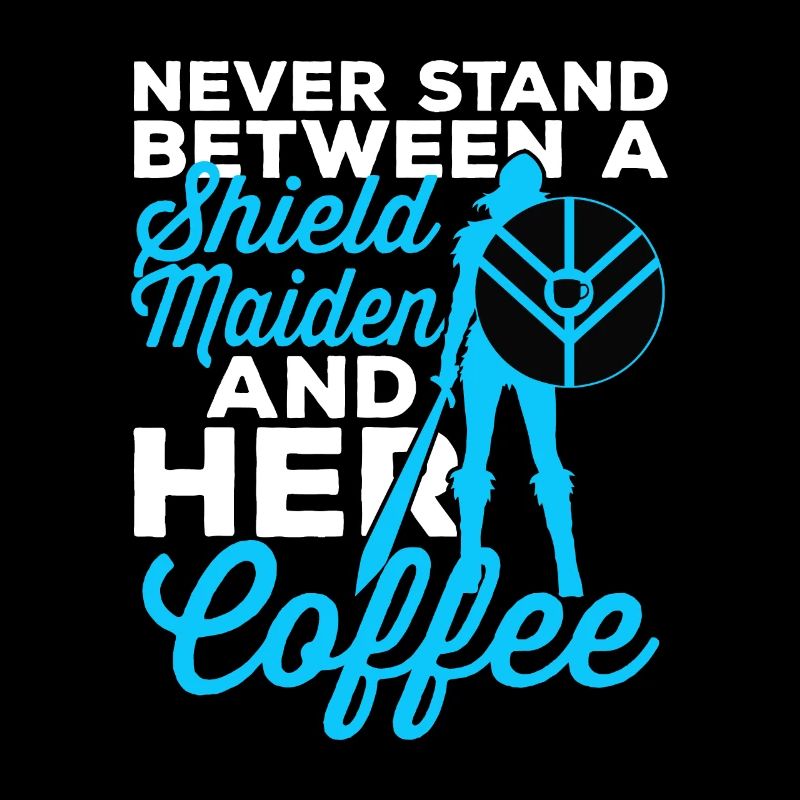 Funny Viking Shield Maiden Coffee Loverscandinaveo