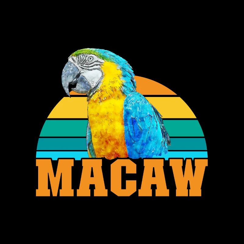 Macaw Bird Parrot Fan Bird Lover Macaw Macaw