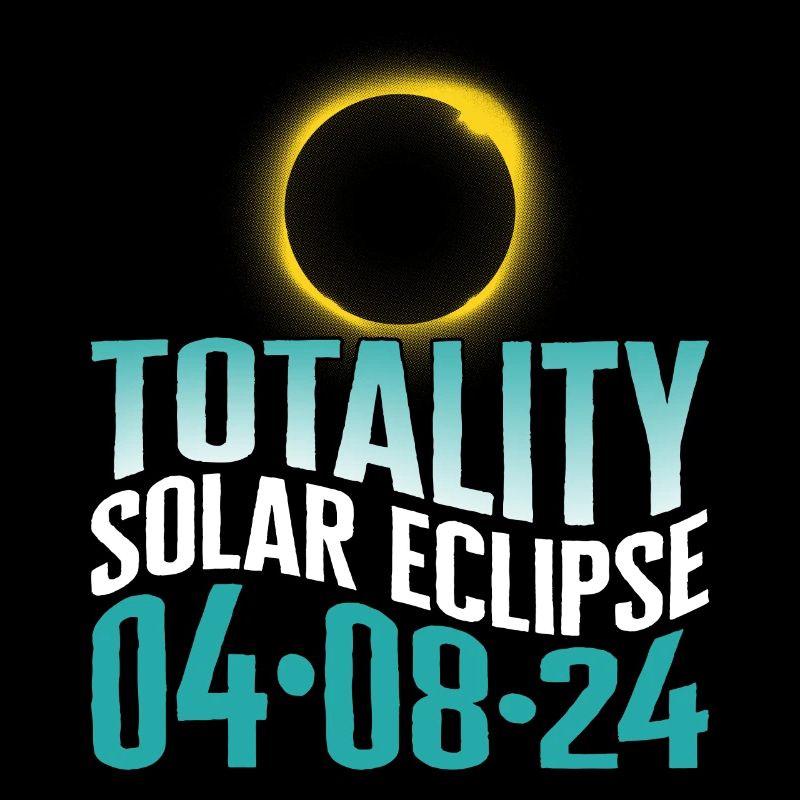 Solar Eclipse Shirt, Totality Solar Eclipse 04 08
