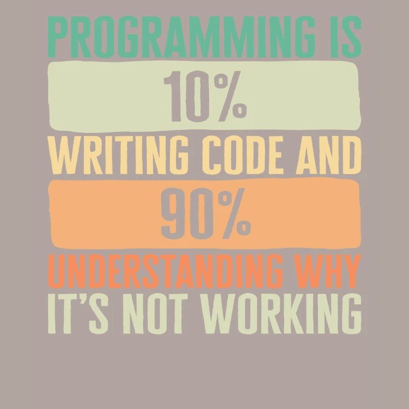 Programmer Shirt, Programming Is 10 Writing Code