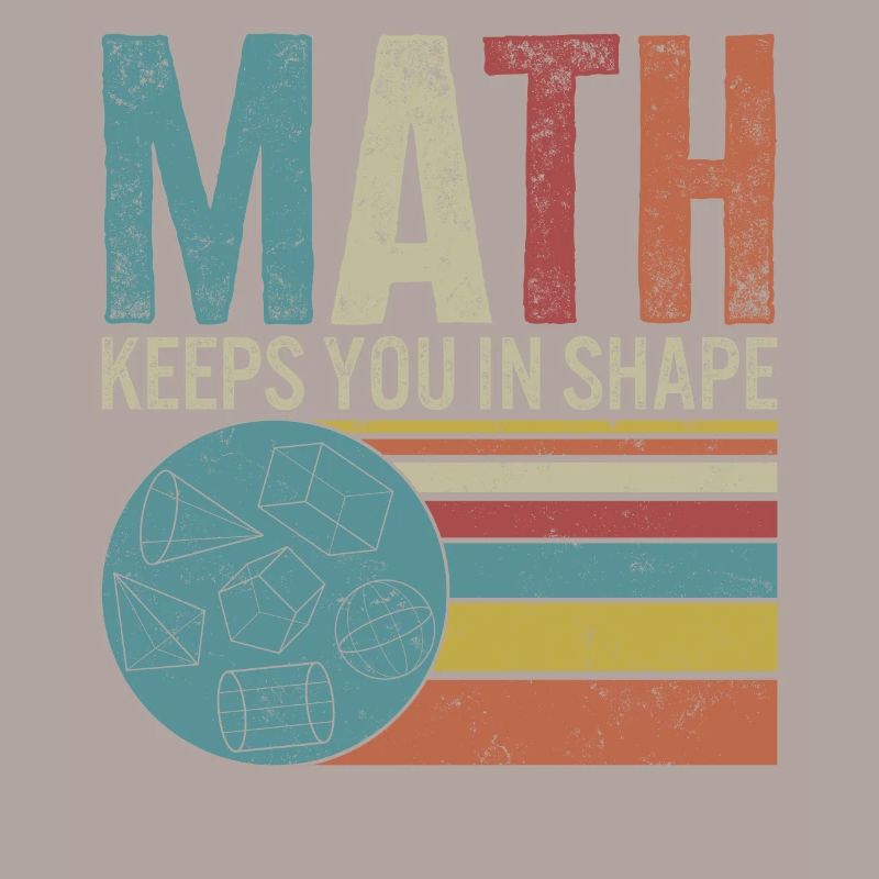 Chemise de professeur, Math vous garde en forme Vintage