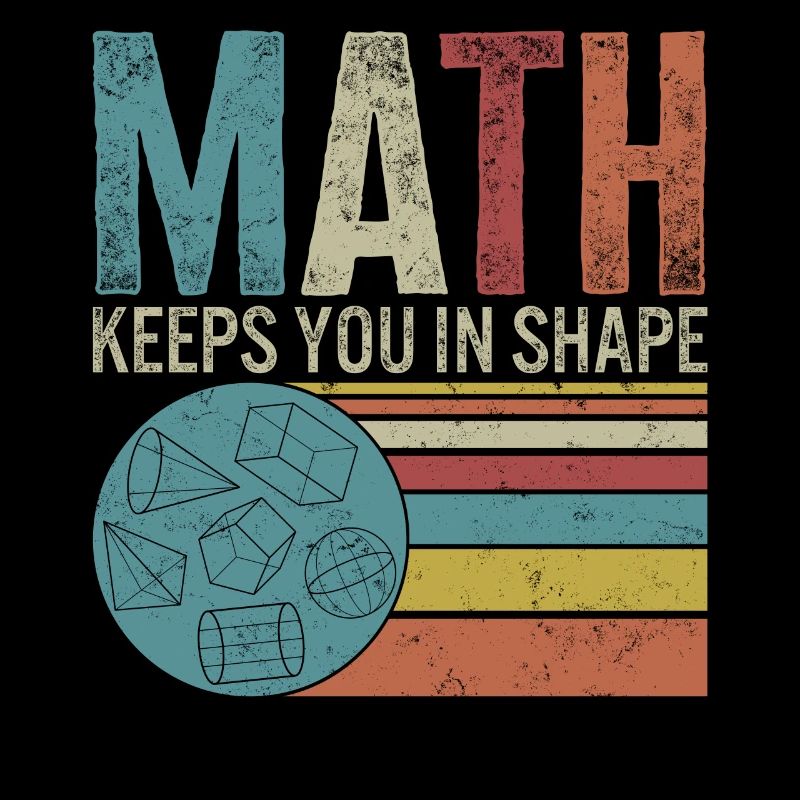 Chemise de professeur, Math vous garde en forme Vintage