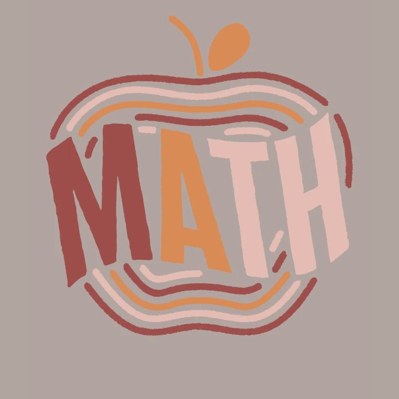 Mathematics Shirt, Math Apple Cute Tee, Math