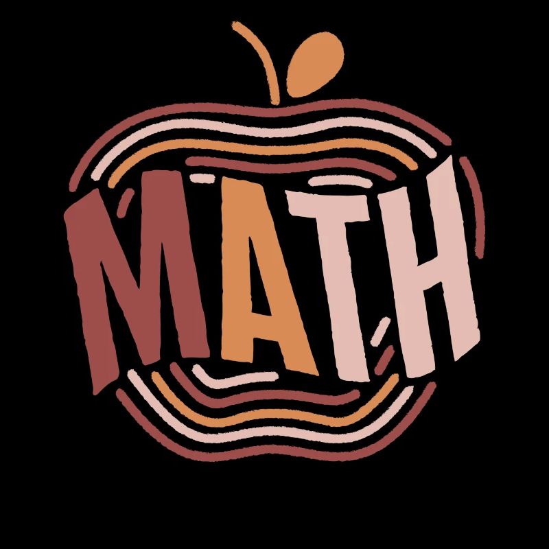 Chemise de mathématiques, Math Apple Cute Tee, Math