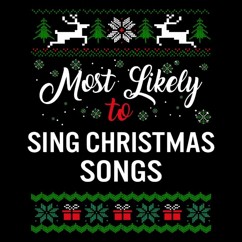 Am ehesten Weihnachtslieder singen Hemd, Damen