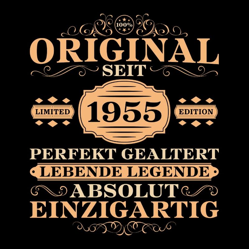 1955 Jahrgang Geburtstag Absolut Einzigartig