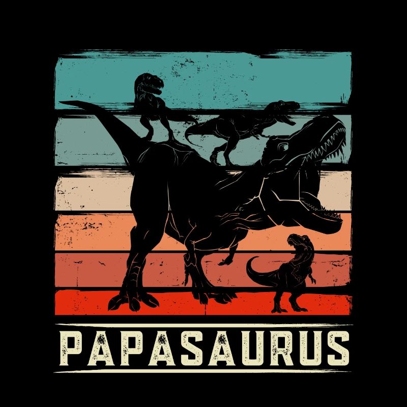 Papasaurus papa T-Rex Dinosaurier
