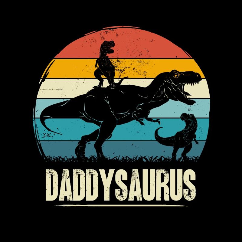 Daddysaurus Dinosaurier T-Rex Geschenk Papa Vater