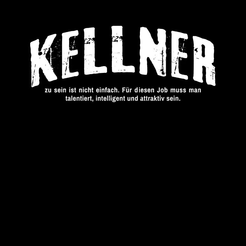 Kellner zu sein ist nicht einfach Lustiges Kellner