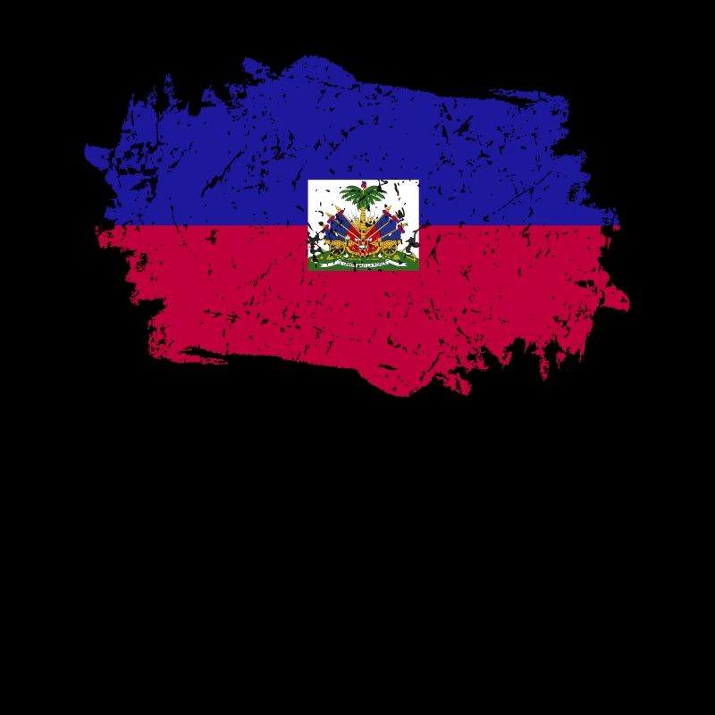 Drapeau d’Haïti Grunge Drapeau d’Haïti