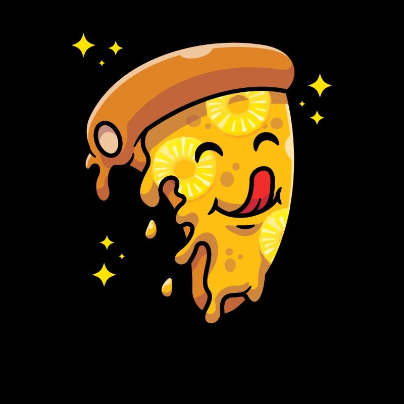Pineapple -Pizza Kawaii Pineapple -Pizza Slice