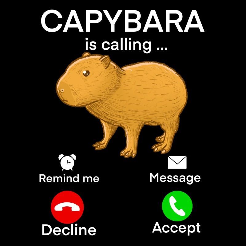 Capybara Baby Anruf