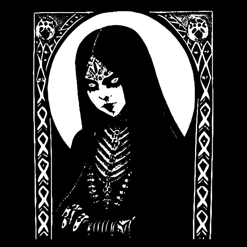 Dunkle Kunst Okkulte Gothic Batcave Mädchen Post Punk Fledermaus