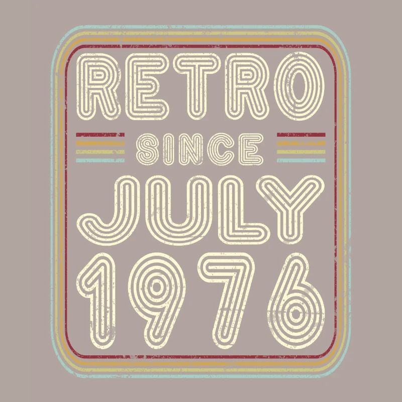 Geburtstag Juli 1976 Retro Geschenk