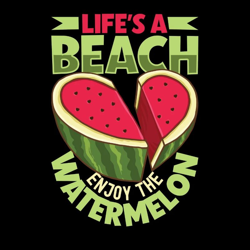 Pastèque Funny Fruit Drôle de dicton