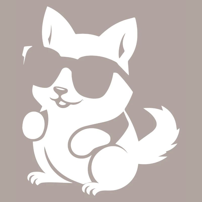 Lustiges Eichhörnchen mit Sonnenbrille Eichhörnchen