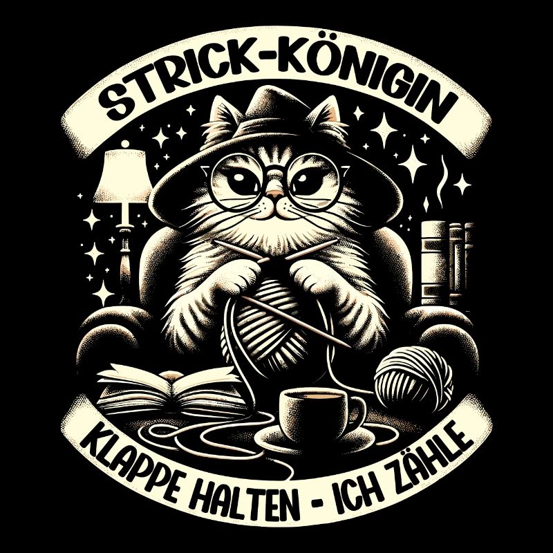Stricken Strickerin Geschenk Wolle Geburtstag