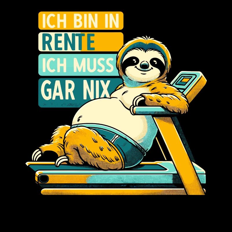 Rentner Geschenk Ruhestand Lustig Sport