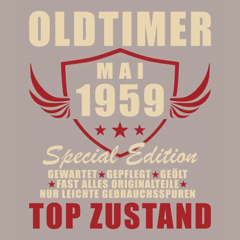 Oldtimer Mai 1959 Geburtstag Geschenk