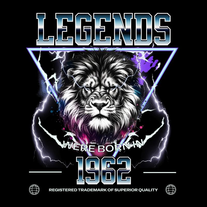 1962 Anniversaire Année de naissance Leo