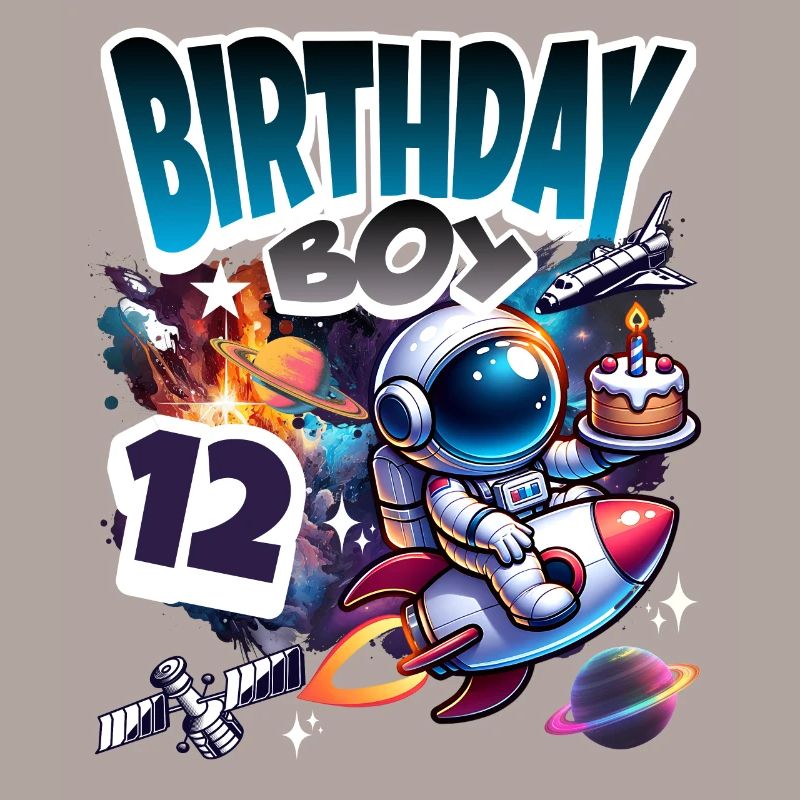 Astronaute 12e anniversaire Espace