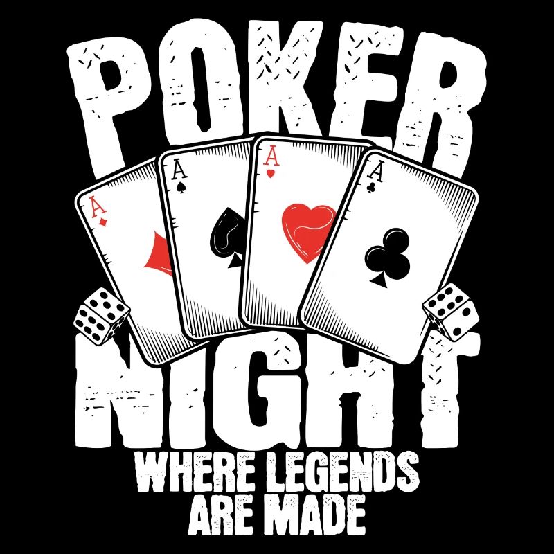 Pokerabend, an dem Legenden gemacht werden