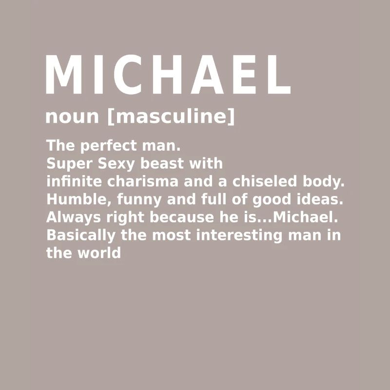 Conception du nom Michael
