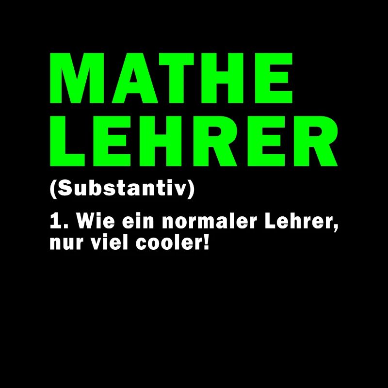 cooler Mathelehrer