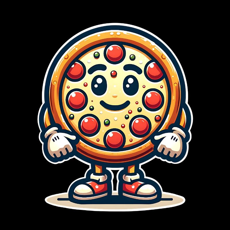 Mascotte de pizza