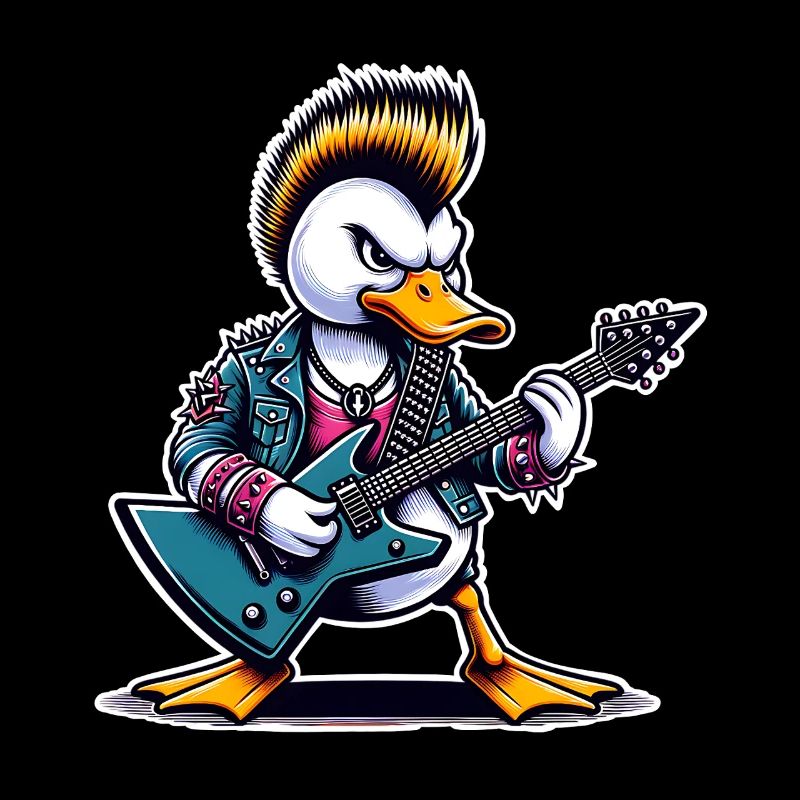 Duck Rock and Roll Guitariste