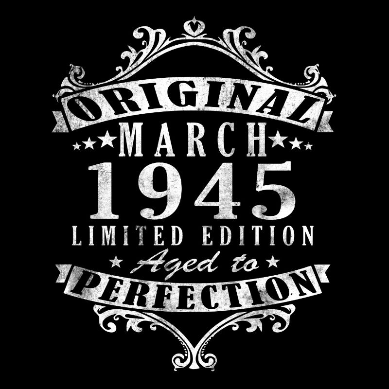 Awesome Since March 1945 Birthday 1945 Gift