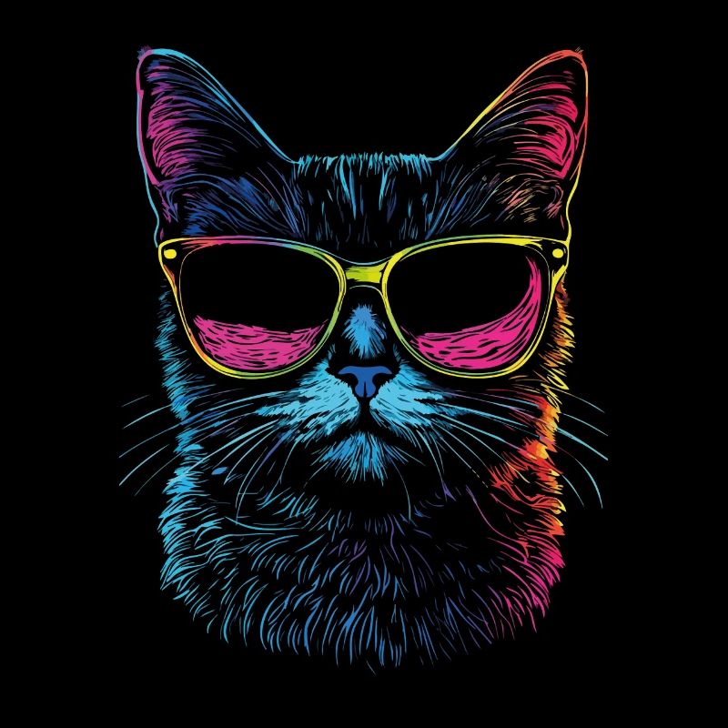 Katzen mit Sonnenbrille