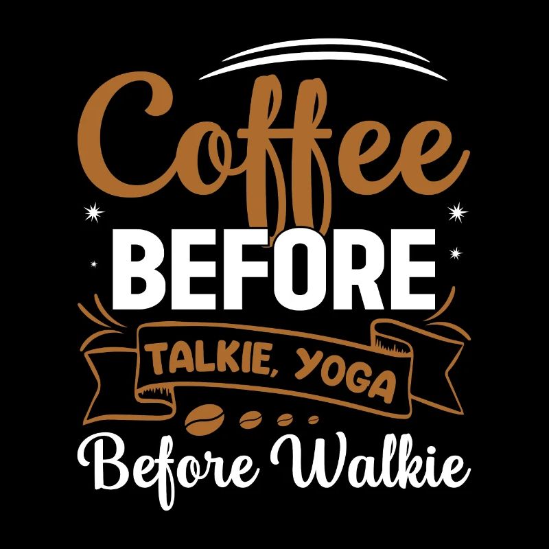 Café avant de parler et yoga avant de marcher
