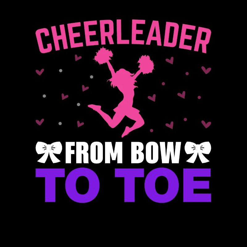 Cheerleaders from head to toe pompoms