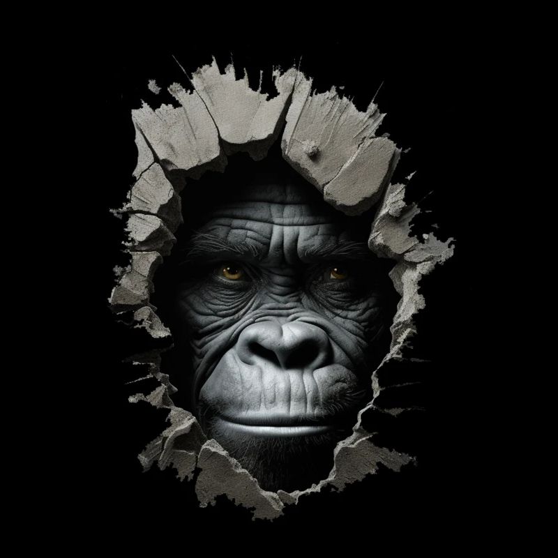 Gorilla in the hole
